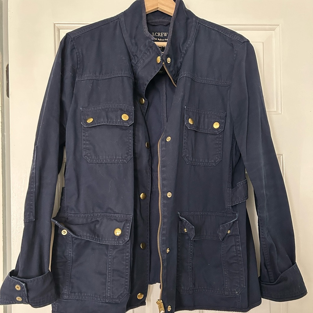 J.crew relaxed boyfriend Field Jacket- large